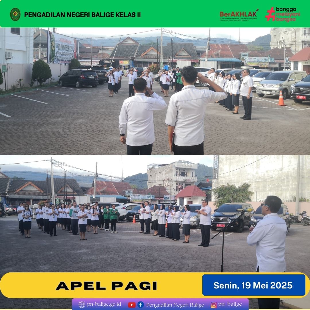 KEGIATAN APEL PAGI